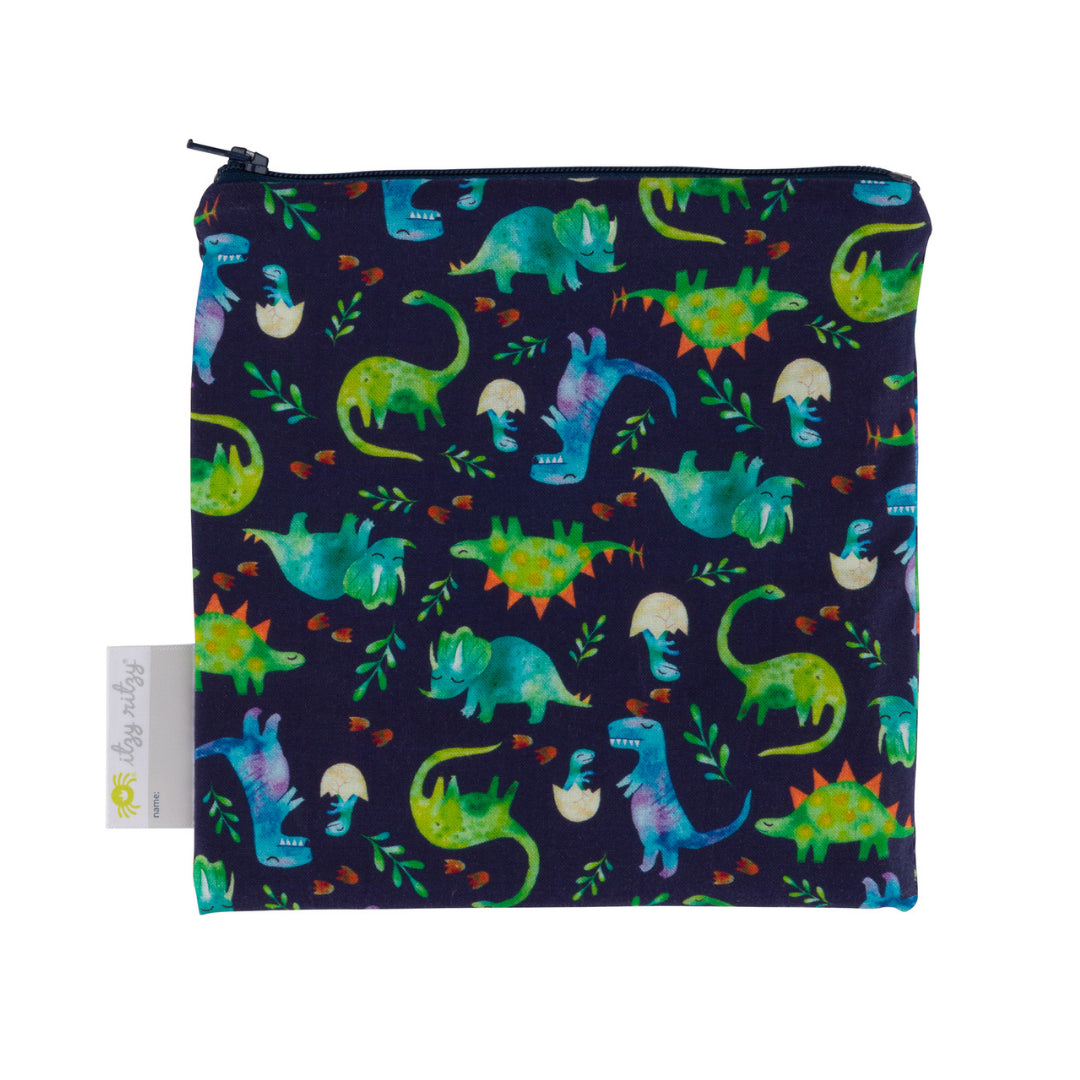 Itzy Ritzy Raining Dinos Reusable Snack & Everything Bag